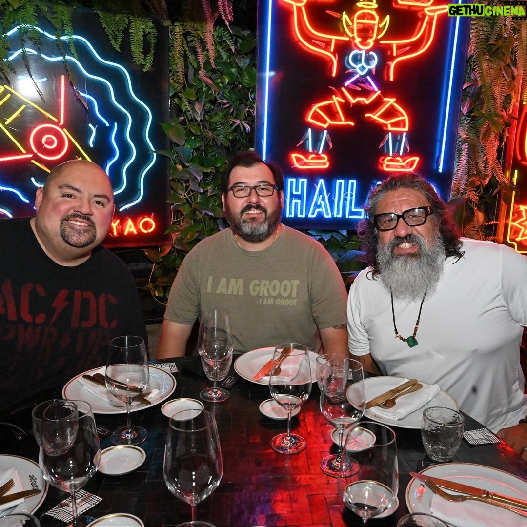 Gabriel Iglesias Instagram - Incredible first night in Portugal. I know it looks like we were in Thailand but that just the lights. We ate like kings. Thank u Enrique and Eric. Iβm still full π³ π΅πΉ πΈ @anunezphoto Lisbon, Portugal