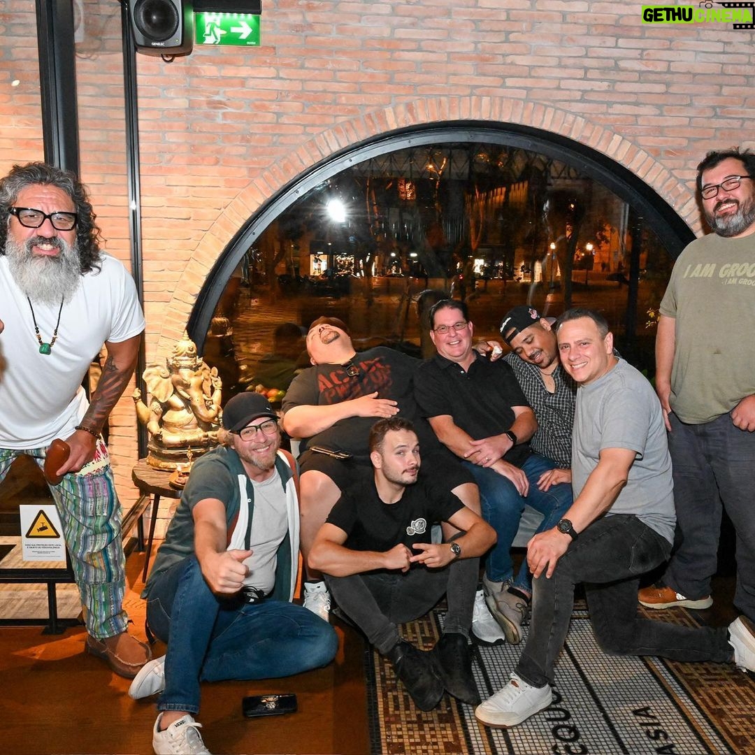 Gabriel Iglesias Instagram - Incredible first night in Portugal. I know it looks like we were in Thailand but that just the lights. We ate like kings. Thank u Enrique and Eric. Iβm still full π³ π΅πΉ πΈ @anunezphoto Lisbon, Portugal