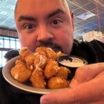 Gabriel Iglesias Instagram - Hello from Wisconsin 🧀 Getting my cheese curd fix. Excited to be performing at a ballpark tonight 😊 Beloit, Wisconsin