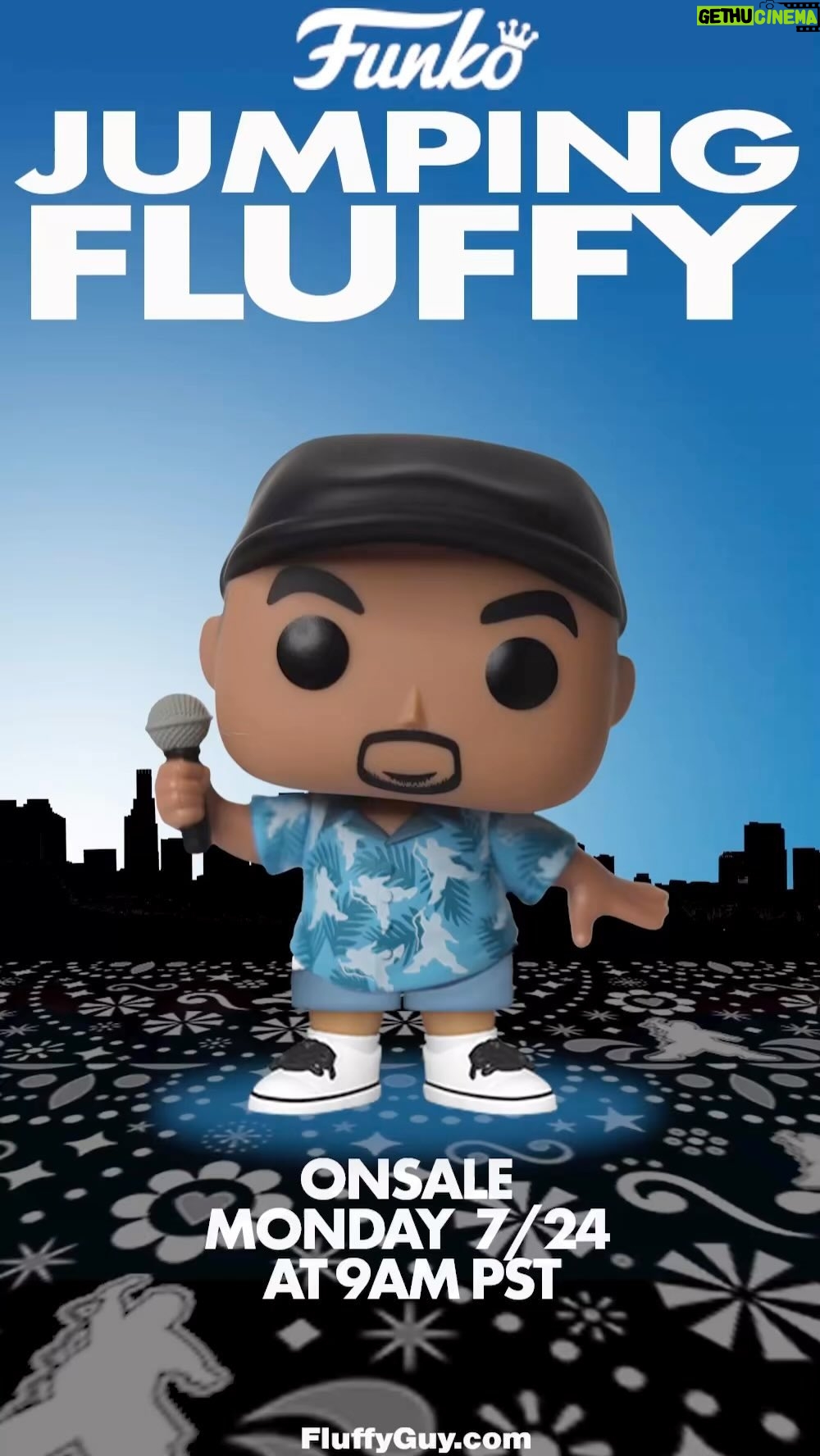 Gabriel Iglesias Instagram - Just announced at San Diego @comic_con 😁 It’s “Jumping Fluffy” @originalfunko POP drops this Monday at 9am on FluffyGuy.com ( note: just like the real Fluffy this POP doesn’t actually jump 😜)