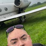 Gabriel Iglesias Instagram - Emergency landing!!! Our private jet skid off the runway and wound up in a field in Andrew’s, N. Carolina. Everyone is ok but shaken up. Happy to be alive. I love u all 🤗