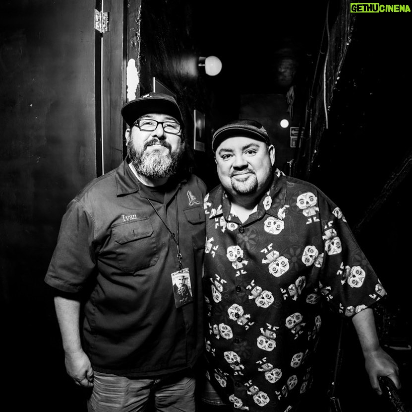 Gabriel Iglesias Instagram - Excited to be going back on tour. This is Ivan. He has been there since day 1. If u ever bought something at one of my shows he’s prob the one who sold it to u. 📸 @troyconrads Long Beach, California