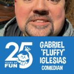 Gabriel Iglesias Instagram - We’re packing our favorite snacks as we prep for our Fun on the Run trip. In the meantime, we’ll take a quick break to enjoy a special message. Funko’s 25 for 25 continues with a happy anniversary shout-out from stand-up comedian and actor, Gabriel “Fluffy” Iglesias. Cheers!