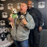 Gabriel Iglesias Instagram – We had some very special guests in neighborhood this morning, @fluffyguy! 🐶 ❤️