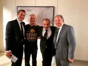 Gabriel Macht Instagram - From right to left...what a treat to work with such a talented actor in #kevindunn who brought such life to his role. My 9 year/season scene partner @rickehoffman whom I continue to volley with and watch as a devoted fan...And, our savvy and effortless @mikesmithdirector who has brought his fair share of goods directing #suits 17x. Mike has contributed so much over the years and I appreciate his guidance, his experience, his efficiency, and his way to make set a constant #RegalBeagle. #bts @suits_usa