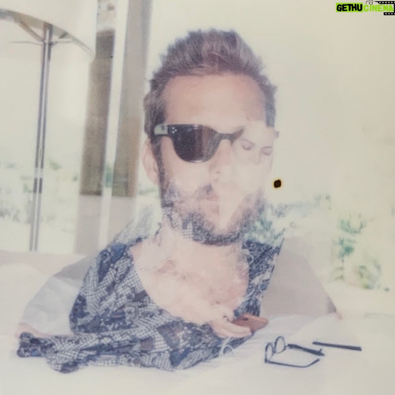 Gabriel Macht Instagram - Sunday afternoon Polaroid art photography taken by my little guy and myself...#captionit #doubleexposure #icanseewithhereyes