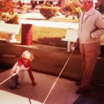 Gabriel Macht Instagram - #tbt visiting my grandparents condo this week and then throwing up some vacation photos from 35 yrs ago...#northmiami #memories @ahh_reee @professor_putty @juliemacht photo cred @mommele @stephen_macht back then and photo cred @jacindabarrett now