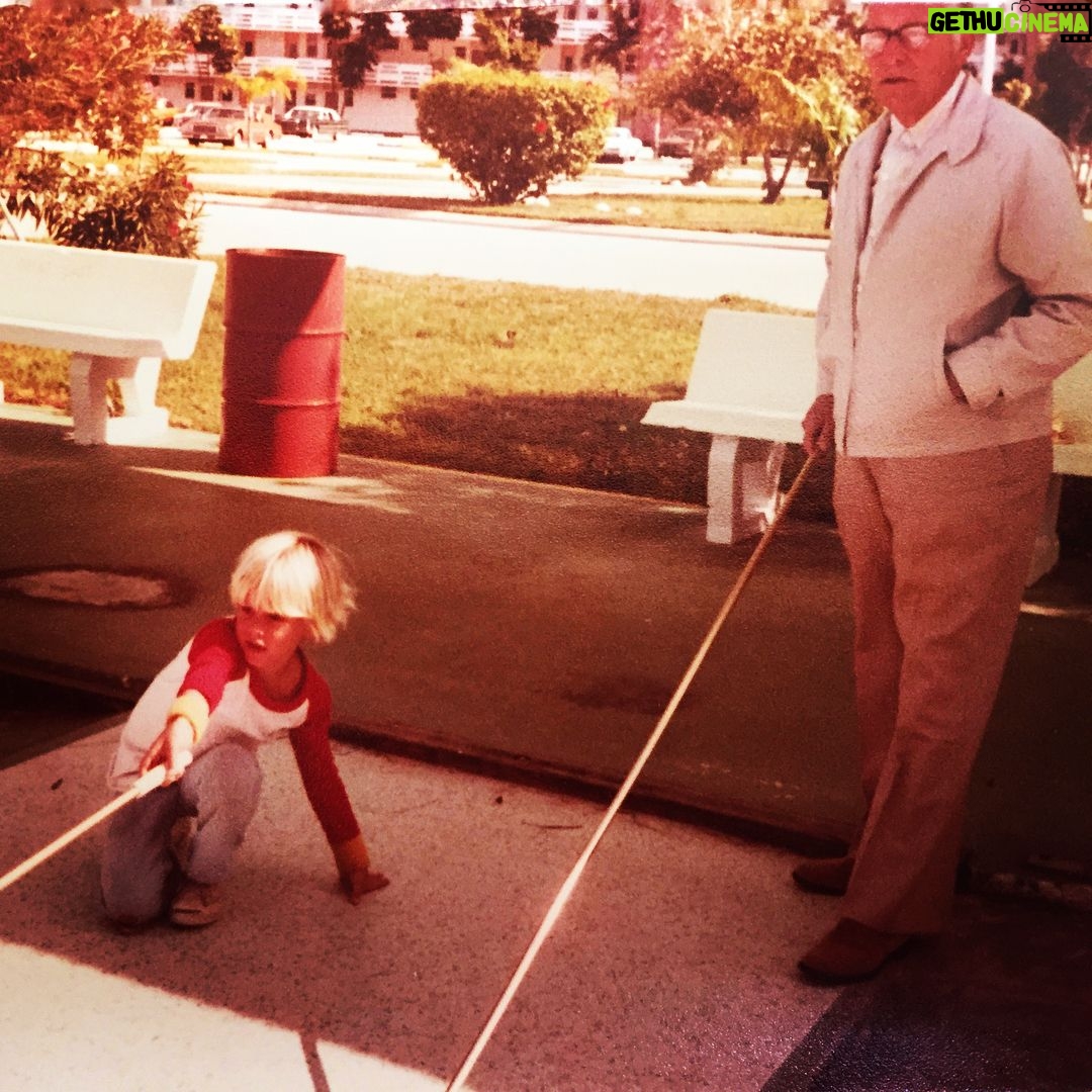 Gabriel Macht Instagram - #tbt visiting my grandparents condo this week and then throwing up some vacation photos from 35 yrs ago...#northmiami #memories @ahh_reee @professor_putty @juliemacht photo cred @mommele @stephen_macht back then and photo cred @jacindabarrett now