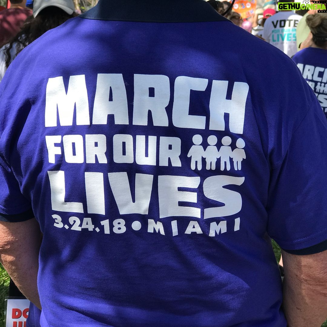 Gabriel Macht Instagram - @marchforourlives #miami @cnn #thiswasreal #notfakenews #iwasthere #guncontrolcanwork