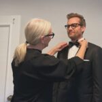 Gabriel Macht Instagram - So this is happening @goldenglobes and the only way I could get there was @edmondalison @ayaeyamamoto @stephen_macht @jacindabarrett @suzinkee with a little help from #S and #L - getting ready in my daughter #s skirt she made for me. Let’s celebrate all the talented folks tonight @cbstv #takingmymomasmydate big thanks to @brunellocucinelli @brunellocucinelli_brand for dressing me!!!!