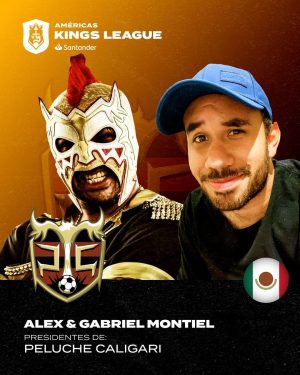Gabriel Montiel Instagram - 🇲🇽 Los hermanos Montiel @goldenescorpion y @werevertumorro se unen a la Kings League Santander con su equipo Peluche Caligari.