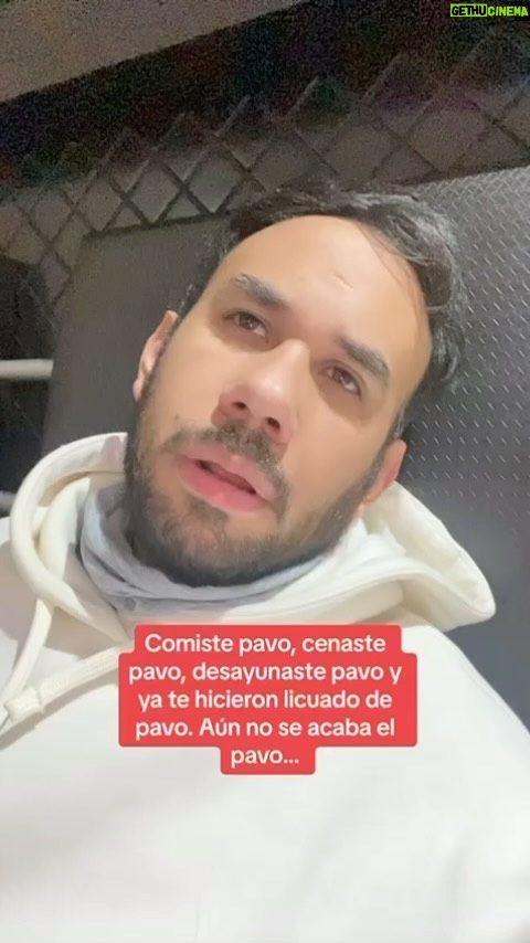Gabriel Montiel Instagram - Noooooo ya no más pavo