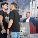 Gabriel Soto Instagram - It’s ON 🥊🥊🥊. So excited, hyped and thankful. Nos vemos el 2 de Diciembre para esta gran pelea @oscarduartej vs @kingryan. Gracias @goldenboy @oscardelahoya @makeawar 🙏🏼. It’s going to be an amazing fight 💪 @daznboxing @memorochaa @pepegomez1 #proximocampeondelmundo #idolo100mexicano 🇲🇽🥊💪🏆 Houston Toyota Center