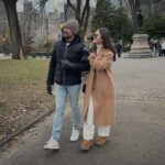 Gabriel Soto Instagram - Keep walking 😀😎❄️ NYC #mybigbabygirl #elissa ❤️ Central Park, New York