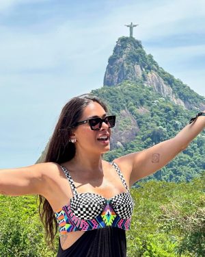 Galilea Montijo Instagram - Brasil 🇧🇷🇧🇷🇧🇷🇧🇷🇧🇷🇧🇷 QUE BELLO PAÍS 😍 #cristodecorcovado #riodejaneiro