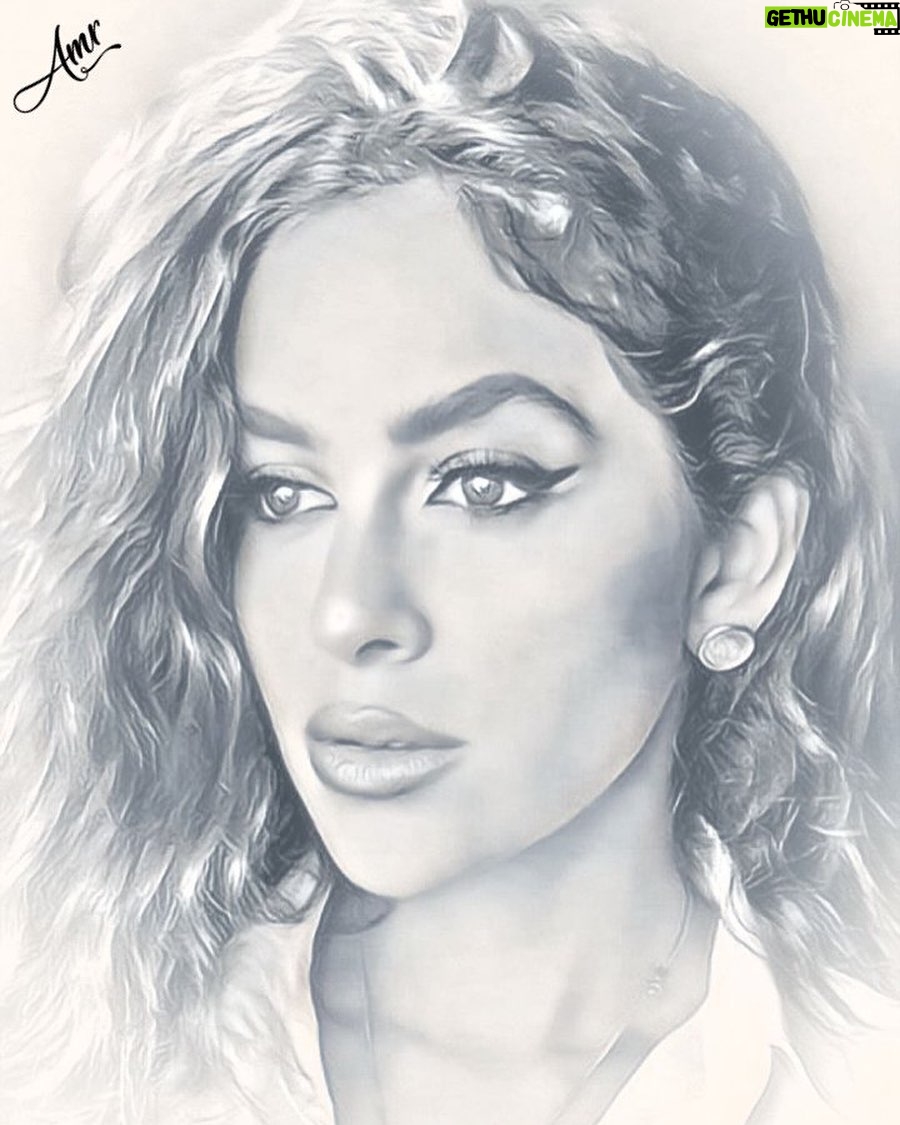 Gamila Awad Instagram - By talented @amr_alqatarji_official 🌹