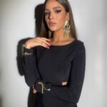 Gamila Awad Instagram - When clever girls play ♟ Styled by @yasminekenawi Makeup @rehamkhalifaa Wearing @maram.official @dimajewellery Hair @shehabb.adel