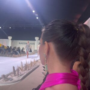 Gamila Awad Instagram - Had a pleasure attending @naeemkhannyc show for the second time. First time was during New York Fashion Week in 2019 that time in my very own home and on Om Kolthoum’s melodies made a huge addition to choose the original to compliment his originality and modernism 💘 Congratulations to my friend @amrmansi to yet another success and raising the bar keep the challenge on! Wearing @naeemkhannyc Jewelry @dimajewellery Makeup @rehamkhalifaa Styled by @mohamedashraff Hair by @shehabb.adel Photography tags on photos القاهرة