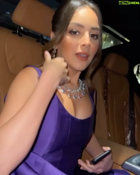 Gamila Awad Instagram - For the love of @chopard graced in a @chopard exclusive set for @redseafilm 💜💎 styled by @mohamedashraff wearing @honaydaofficial makeup by @dinaragheb hair by @hema.hairstyle photographed by @lea.khneisser Jeddah, Saudi Arabia