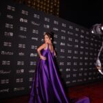 Gamila Awad Instagram - @redseafilm 💎💜 Styled by @mohamedashraff Wearing @chopard @honaydaofficial Makeup by @dinaragheb Hair by @salon_mermaid @hema.hairstyle Photography @lea.khneisser Jeddah, Saudi Arabia