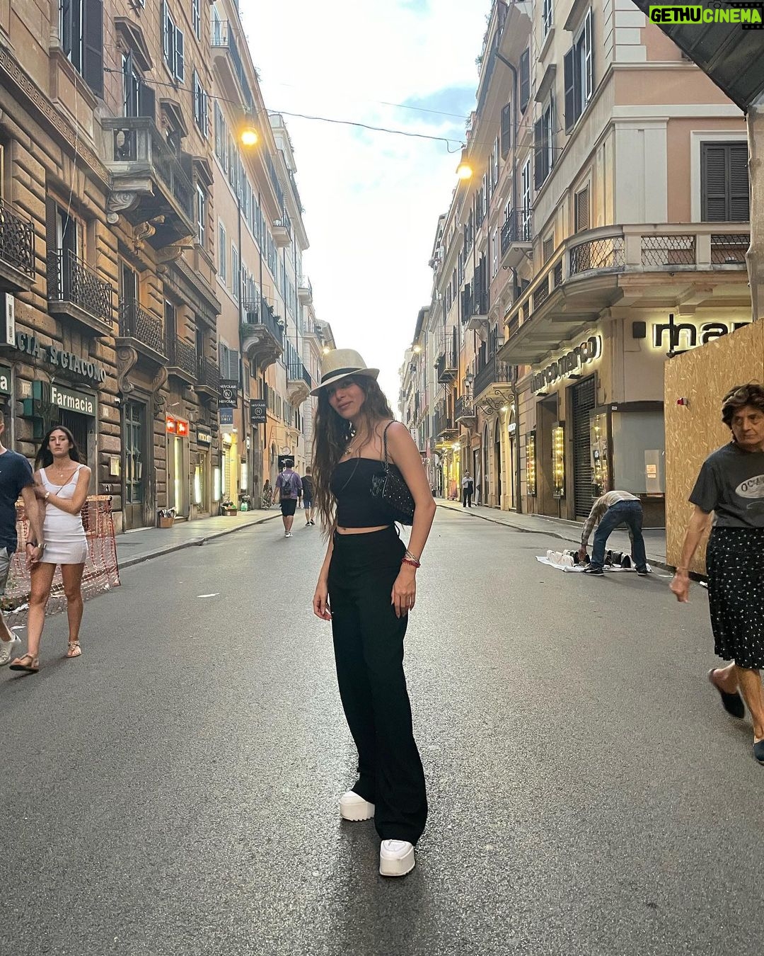 Gamila Awad Instagram - Roman Holiday! #valentinogaravani #rockstudspike Rome, Italy