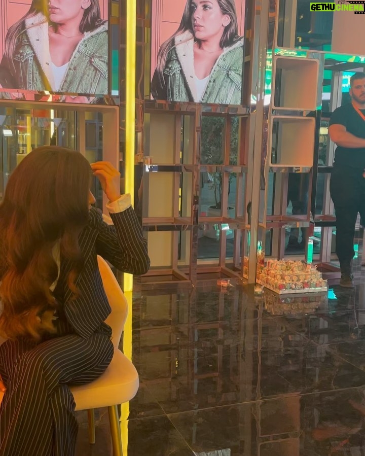 Gamila Awad Instagram - It was a beautiful evening celebrating with Sayidaty at their stunning Glass House. I had the most warm welcome at @RiyadhSeason - Thank you Saudi - you had been good to me! @srmghq @sayidatynet Suit by @hoxton_house @malakelezzawy Makeup @reema_make_up Hair @lilyan_hair_style Riyadh, Saudi Arabia