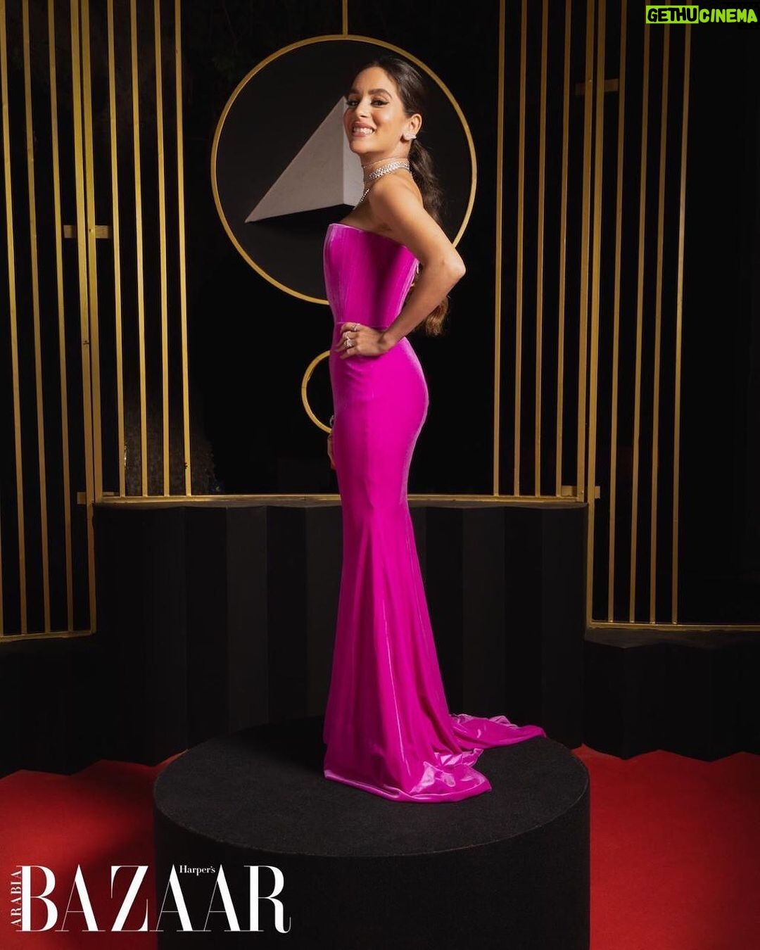 Gamila Awad Instagram - @harpersbazaararabia X @cairofilms 💕 Styled by: @yasmineeissa Dress by: @alexperryofficial Jewelry: @michaelorojewellery Makeup: @ayaabdelhamid Hair: @alamode.salon Project Management: @mad_solutions Creative Direction and Production: @radicalcontemporary Photography: @ohmyharbi