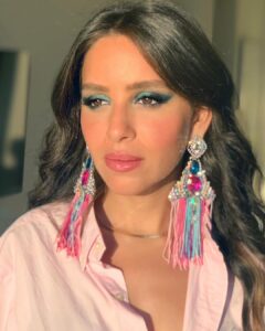 Gamila Awad Instagram - 🦚 Mua @doniasedky_makeup Earrings @helenadiaegypt