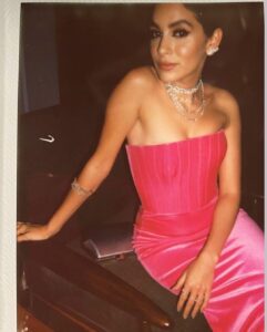 Gamila Awad Instagram - As long as there is pink in the world, it will always be a better place 💕 Massive thank you to my uniquely talented team Styled by: @yasmineeissa Dress: @alexperryofficial Bag: @shopmii__ Jewellery: @michaelorojewellery Makeup: @ayaabdelhamid Hair: @alamode.salon #CIFF42 #CIFF