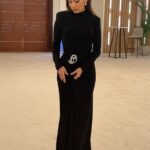 Gamila Awad Instagram - @redseafilm closing ceremony ✨ Thank you for celebrating art truely humbled with your great hospitality. My team you’ve done a remarkable job in awe of your dedication and love. Your cleverness is unmatched. Stylist: @yasminekenawi Makeup: @rehamkhalifaa Dress: @safiyaa_official Jewelry: @sarahabazajewelry Bag: @okhtein Hair: @alsagheersalons @malaksamy_1 Photography: @soma_photography19
