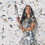 Gamila Awad Instagram - Deco Disco🪩 Egyptian screen star @jamilaawad, dipped in diamonds by @marli celebrating our 10th Anniversary Issue - #decadeone   Photographer @greg.adamski Fashion Director @wbuckleydotcom Set Design @yehiabedier Makeup @ania.poniatowska Hair @olivejeannehairstylist Talent @jamilaawad Jewelry @marli