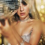 Gamila Awad Instagram - Deco Disco🪩 Egyptian screen star @jamilaawad, dipped in diamonds by @marli celebrating our 10th Anniversary Issue - #decadeone   Photographer @greg.adamski Fashion Director @wbuckleydotcom Set Design @yehiabedier Makeup @ania.poniatowska Hair @olivejeannehairstylist Talent @jamilaawad Jewelry @marli