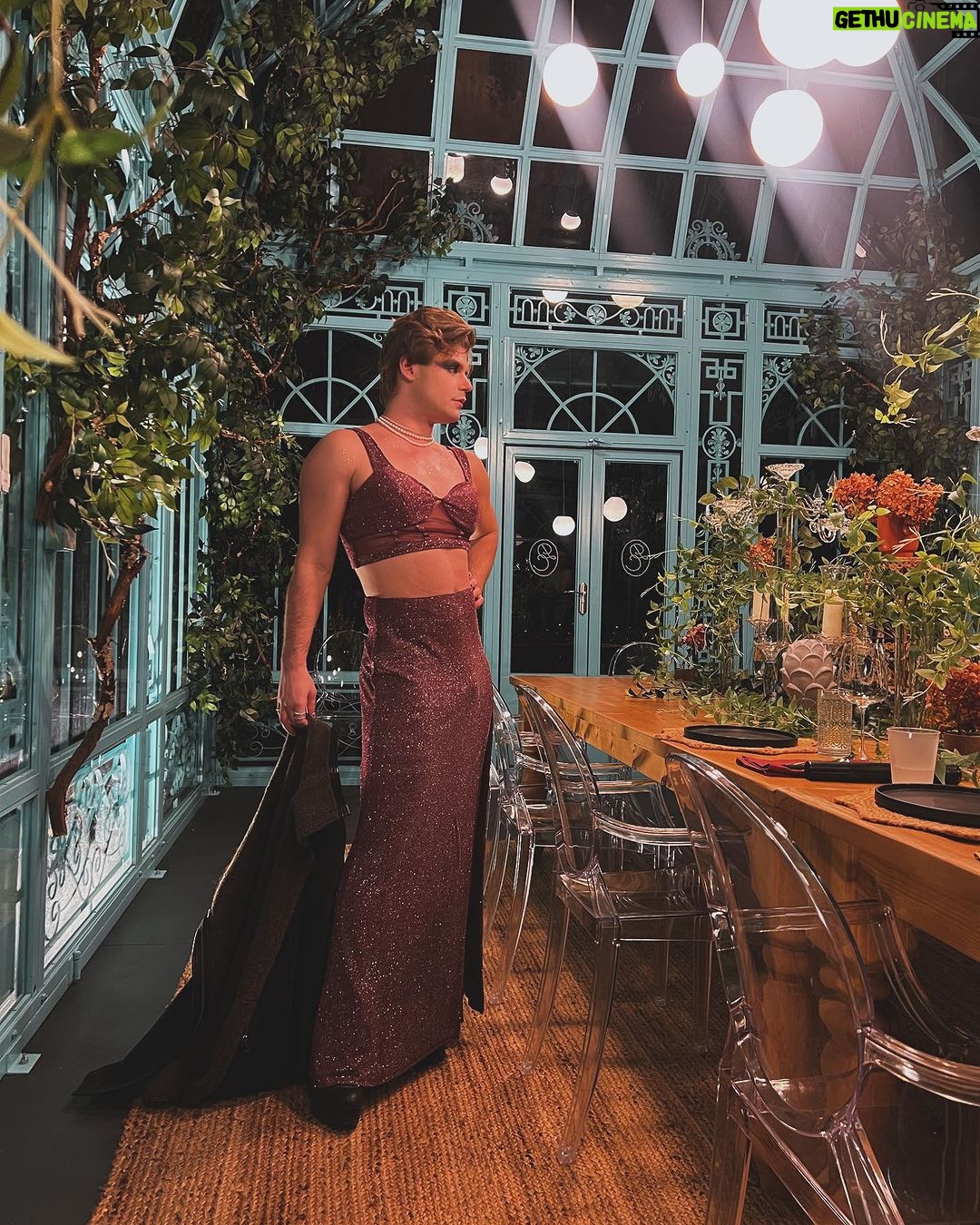 Garrett Clayton Instagram - @officialemmadegs bachelorette weekend was a smash! Themes 🙌, party🙌, love 🙌. We’re all so happy for you 😭♥️ congrats baby! #barbiecore #spa #gowns #tilldeathdouspart
