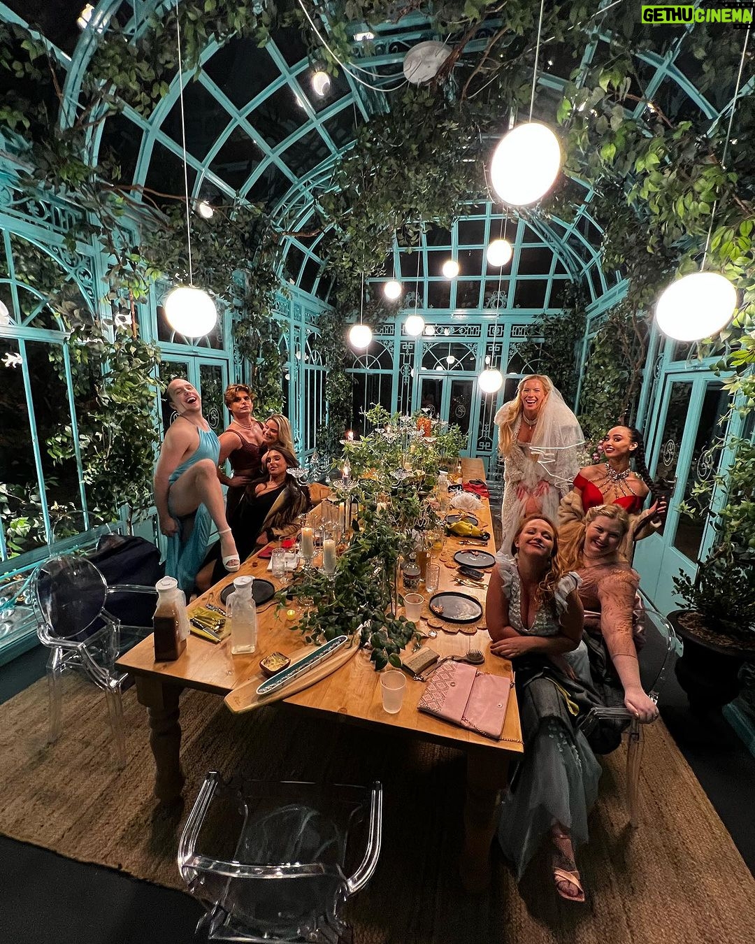 Garrett Clayton Instagram - @officialemmadegs bachelorette weekend was a smash! Themes 🙌, party🙌, love 🙌. We’re all so happy for you 😭♥️ congrats baby! #barbiecore #spa #gowns #tilldeathdouspart