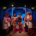 Garrett Clayton Instagram - We close #rockyhorrorpictureshow tomorrow. This one will be espically hard to say goodbye to. An amazing sold out run with incredible humans. I love this cast so deeply. @ofccreations , you nailed it. The level of talent we’ve had from every angle of this production. The venue, costumes, band, tech, literally everything. So proud of our show and what we’ve delivered. A dream role with a crazy talented cast. Thank you for welcoming me into your family. My heart is with you. Writing this was hard BUT this is not goodbye. ♥️ until next time, my loves. @kitty_lipski my character designer. Your talent is truly unmatched. There’s a reason that everyone who meets you is instantly obsessed. Because you are amazingly kind and impressively talented. Special shout out to Eric Voaughn Johnson for going out of his way to bring me here. I’ll miss you all deeply. ♥️ These stunning images are thanks to @samperimages during our final dress rehearsal before the REAL madness began