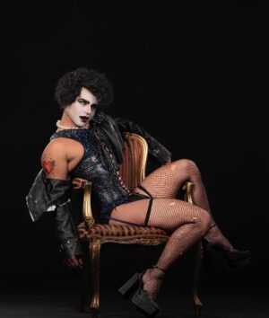 Garrett Clayton Instagram - Heading into another and final week of sold out shows at #RockyHorror. A big thank you to the cast, crew, and audiences for this show! This is a run to remember. 

I couldn’t be more grateful to @samperimages for capturing this promo images that make me feel so overwhelmed with joy. Plus, a shout out to @kitty_lipski for this incredible costume. Your talent amazes me. Truly ♥️👠 because of you I get to feel like a rockstar every night

#rockyhorror #rockyhorrorpictureshow #frankenfurter #halloween #musical