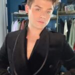 Garrett Clayton Instagram - #grwm to go to The #Oscars night at @academymuseum @theacademy Styled by @allzedetails in @lulyyangcouture