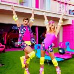 Garrett Clayton Instagram - Who’s excited for the Barbie Movie?! 🎟️🏝️ Hi, we’re Barbie and Ken. Welcome to our Malibu Dreamhouse 🕺💃 #Barbie #barbiemovie #dancing