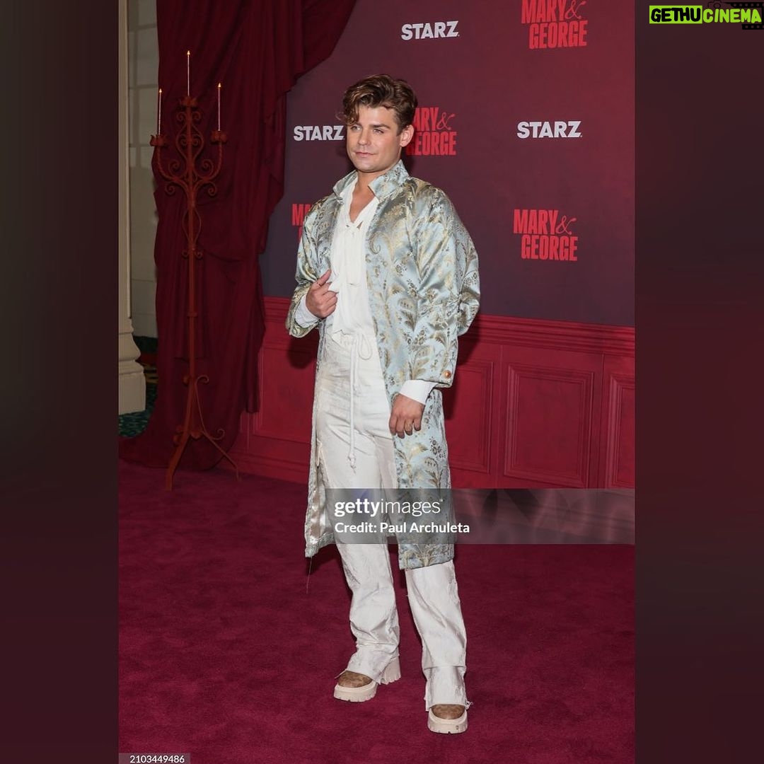 Garrett Clayton Instagram - Such an amazing time at the #maryandgeorge premiere! The show is amazing and this event was so BEAUTIFUL! Has anyone seen it yet?! What do you think? @starz
