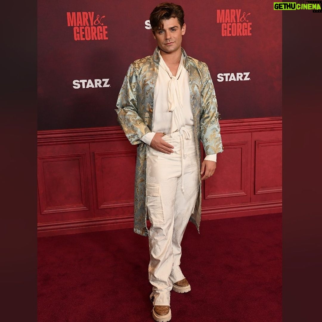 Garrett Clayton Instagram - Such an amazing time at the #maryandgeorge premiere! The show is amazing and this event was so BEAUTIFUL! Has anyone seen it yet?! What do you think? @starz