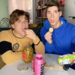 Garrett Clayton Instagram - More food please 🍕🍟🍔🍿🎂🍰🍫🧁🍬🍭 #food #relatablemoments #funnymoments #watchingamovie #bff #bestfriendgoals Los Angeles, California
