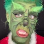 Garrett Clayton Instagram - #Thegrinch this makeup transformation was so much fun 🎄🥳 who’s excited for Grinch 2 and what do we think it’ll be about? I imagine the proposed tag line to be “if you can steal it once, you can steal it twice”