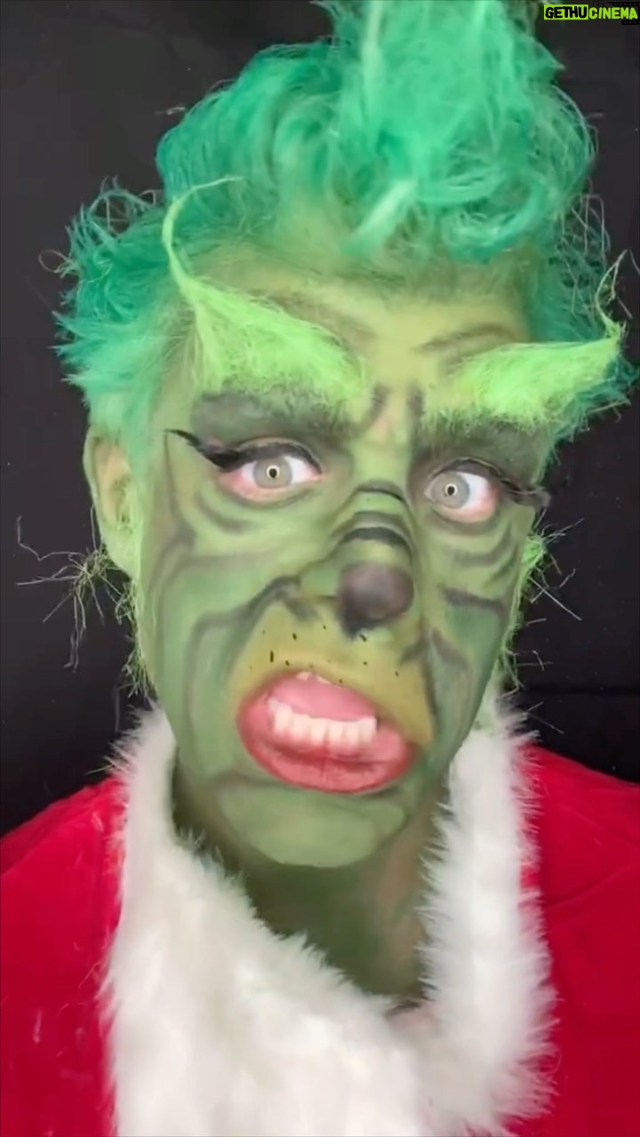 Garrett Clayton Instagram - #Thegrinch this makeup transformation was so much fun 🎄🥳 who’s excited for Grinch 2 and what do we think it’ll be about? I imagine the proposed tag line to be “if you can steal it once, you can steal it twice”