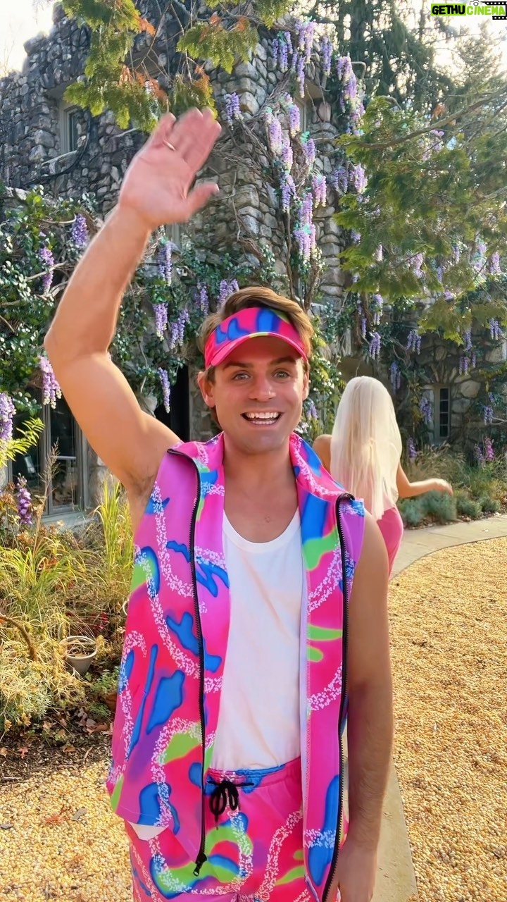Garrett Clayton Instagram - Bachelorette barbie core weekend at a castle for @officialemmadegs