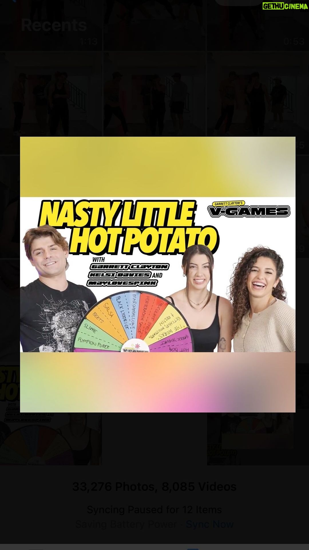 Garrett Clayton Instagram - What’s the nastiest thing you’ve ever eaten?! This week we’re playing nasty little hot potato with @kelsiidaviess and @maylovespink 🥳 click the link in my bio for the full episode!