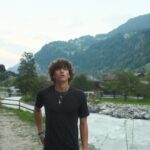 Gavin Casalegno Instagram - Swinging at the Stars💖 Lauterbrunnen, Switzerland