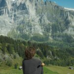 Gavin Casalegno Instagram - I thought Swiss Cows were a myth🧚🏼 Grindelwald, Switzerland