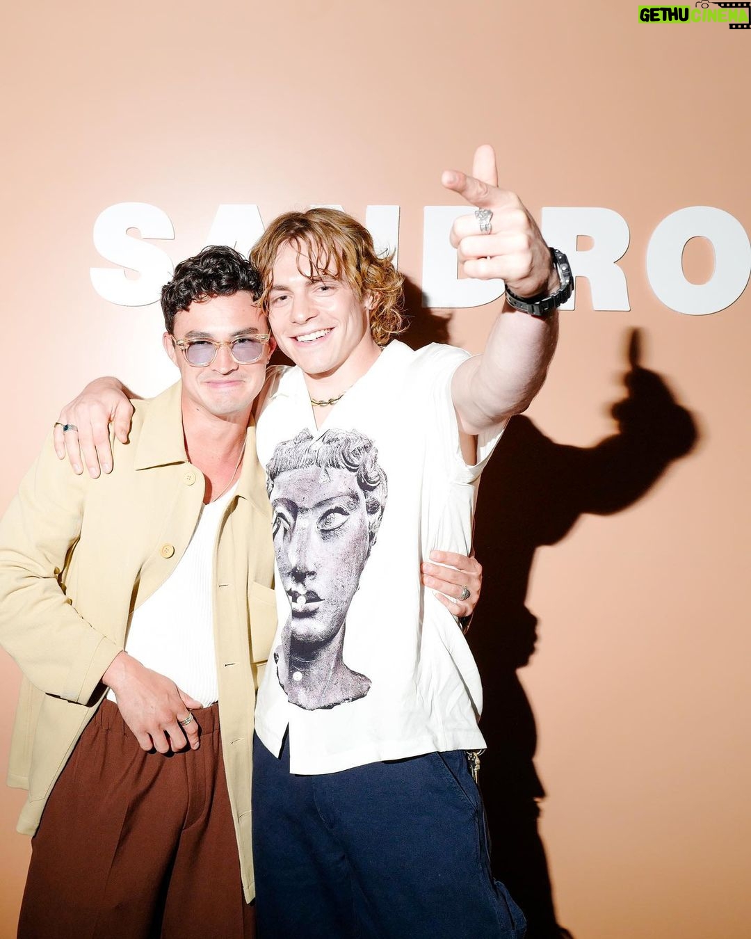 Gavin Leatherwood Instagram - A lovely dinner with some lovely company @sandroparis