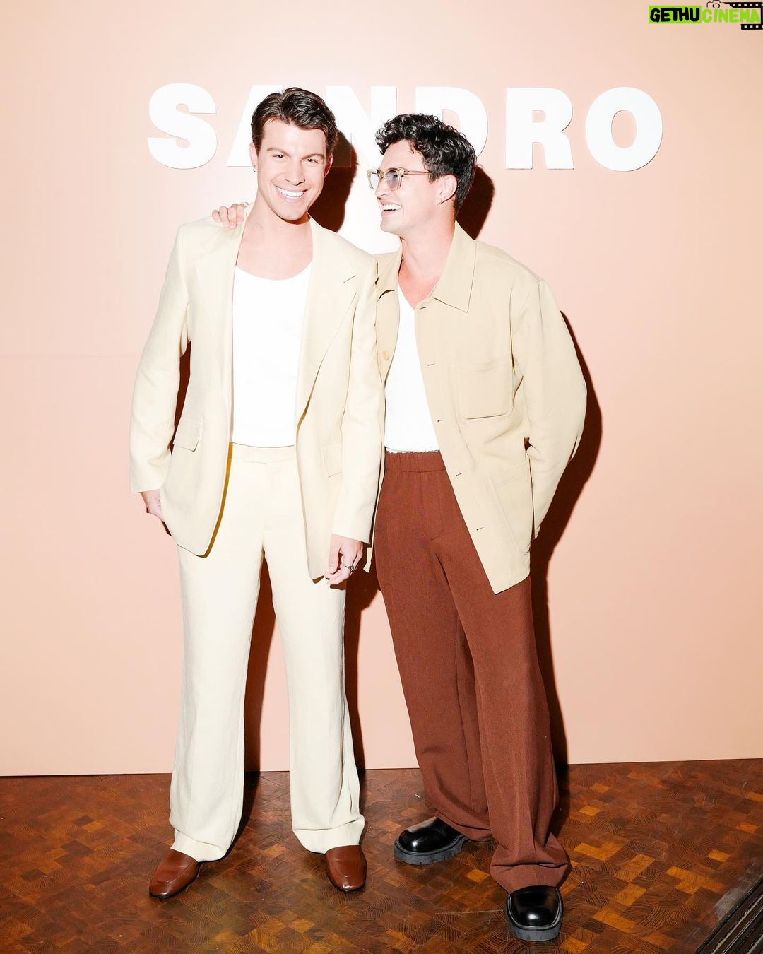 Gavin Leatherwood Instagram - A lovely dinner with some lovely company @sandroparis