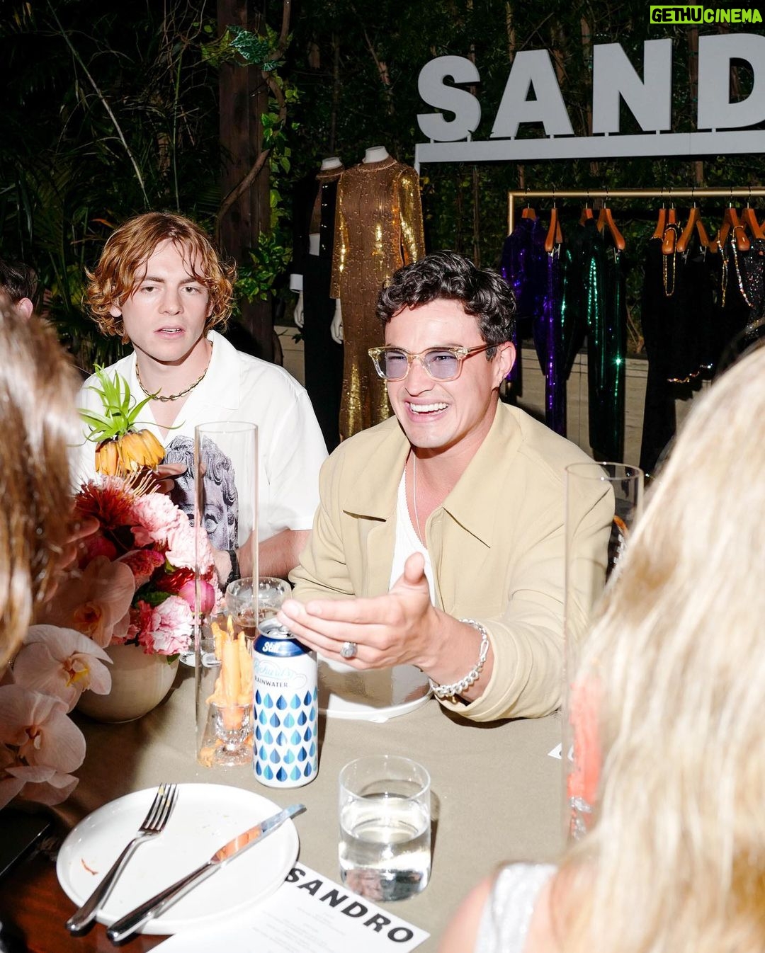 Gavin Leatherwood Instagram - A lovely dinner with some lovely company @sandroparis